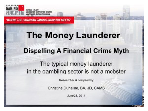 Vancouver gambling task